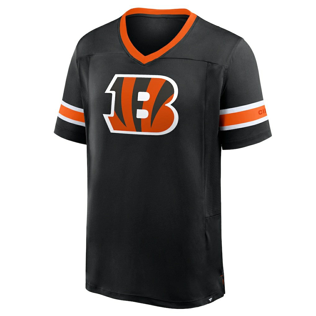 Cincinnati Bengals Fanatics Hometown Premium Hashmark V-Neck T-Shirt