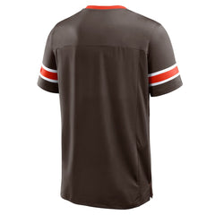 Cleveland Browns Fanatics Hometown Premium Hashmark V-Neck T-Shirt