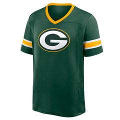 Green Bay Packers Fanatics Hometown Premium Hashmark V-Neck T-Shirt