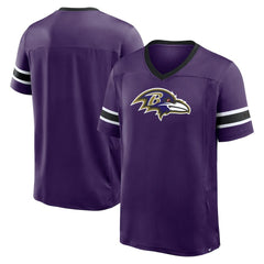 Baltimore Ravens Fanatics Hometown Premium Hashmark V-Neck T-Shirt