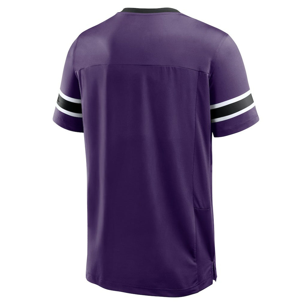 Baltimore Ravens Fanatics Hometown Premium Hashmark V-Neck T-Shirt