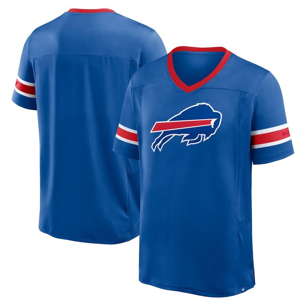 Buffalo Bills Fanatics Hometown Premium Hashmark V-Neck T-Shirt