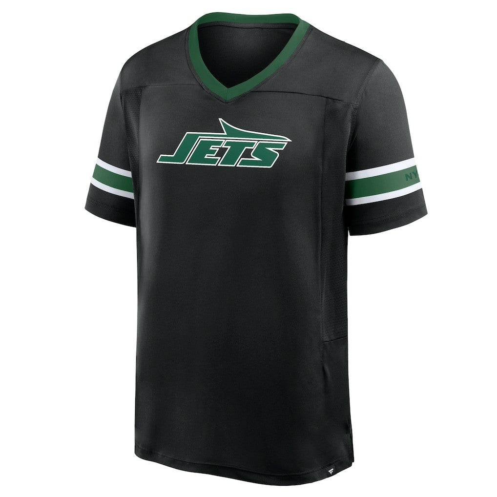 New York Jets Fanatics Redzone Hashmark V-Neck T-Shirt