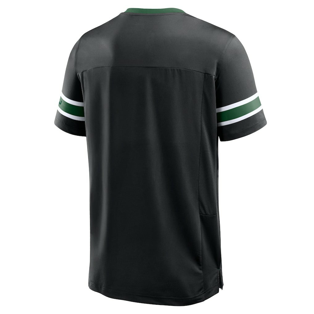 New York Jets Fanatics Redzone Hashmark V-Neck T-Shirt
