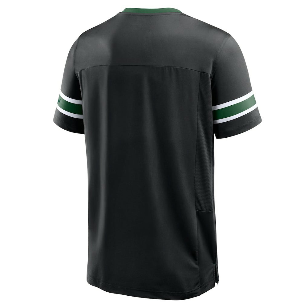 New York Jets Fanatics Redzone Hashmark V-Neck T-Shirt
