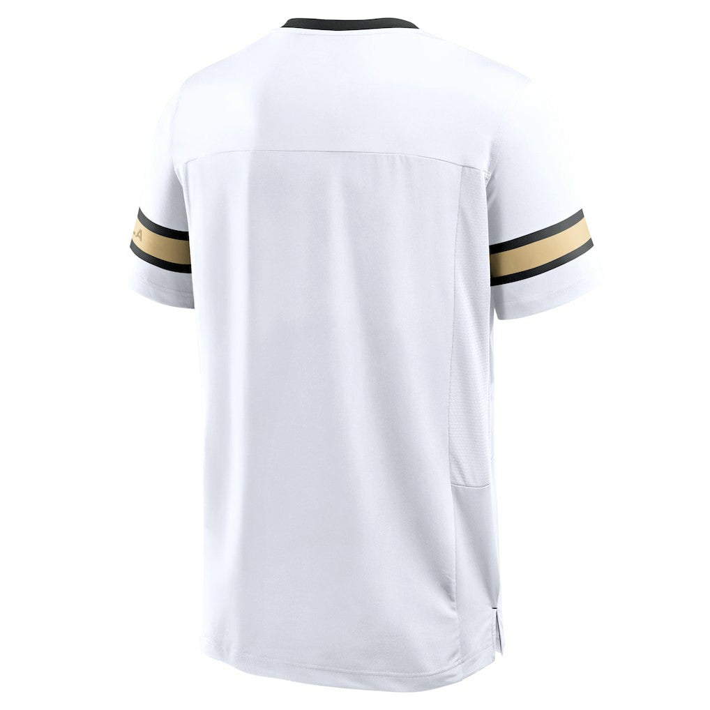 New Orleans Saints Fanatics Redzone Hashmark V-Neck T-Shirt