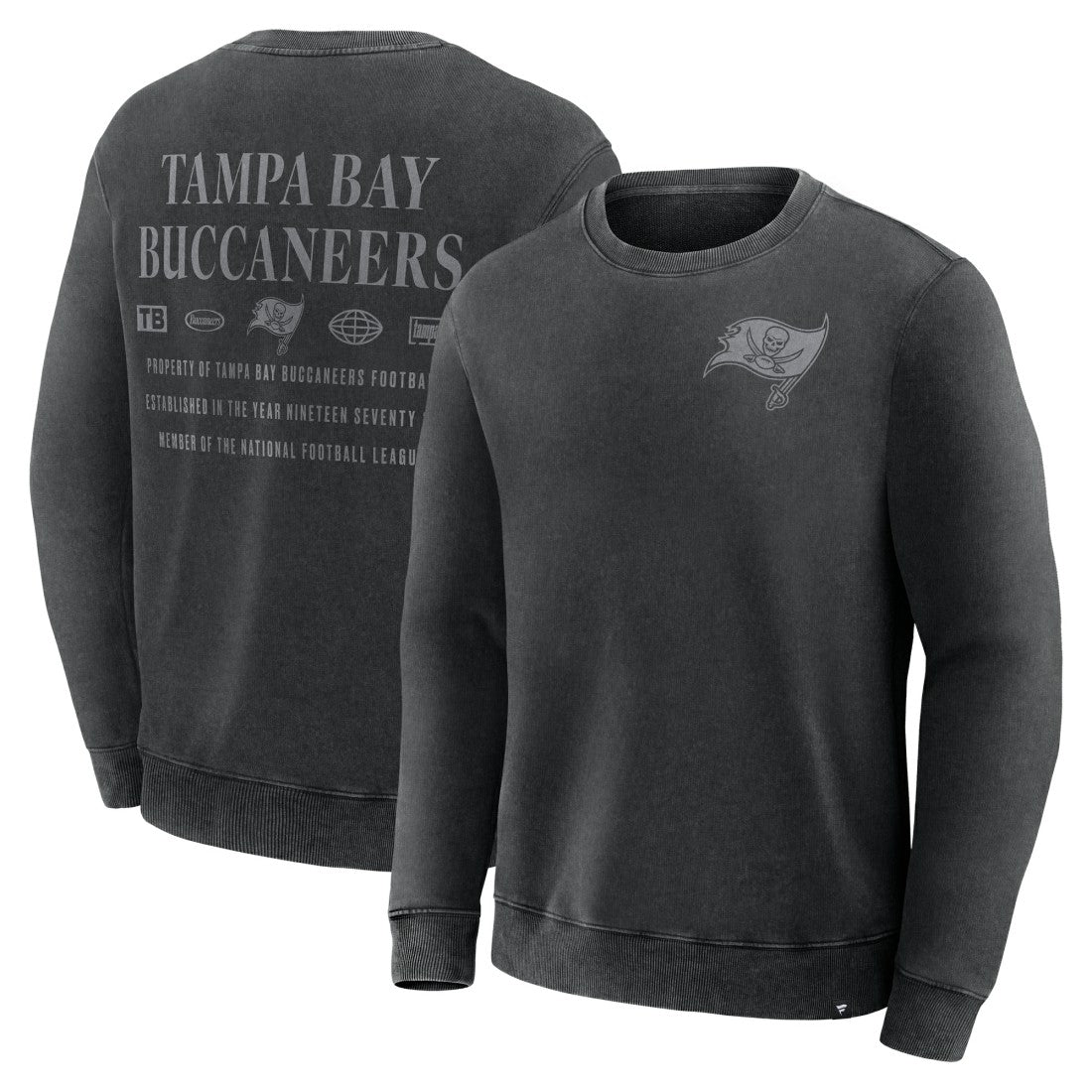 Tampa Bay Buccaneers Fanatics Deep Route Pullover Sweatshirt