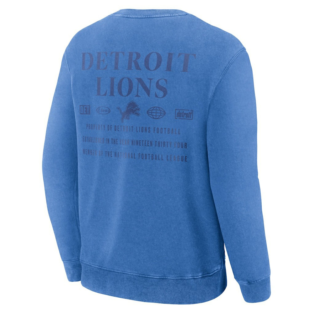 Detroit Lions Fanatics Deep Route Pullover Sweatshirt