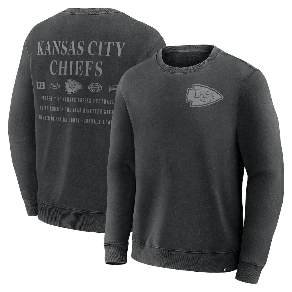 Kansas City Chiefs Fanatics Deep Route Pullover Sweatshirt