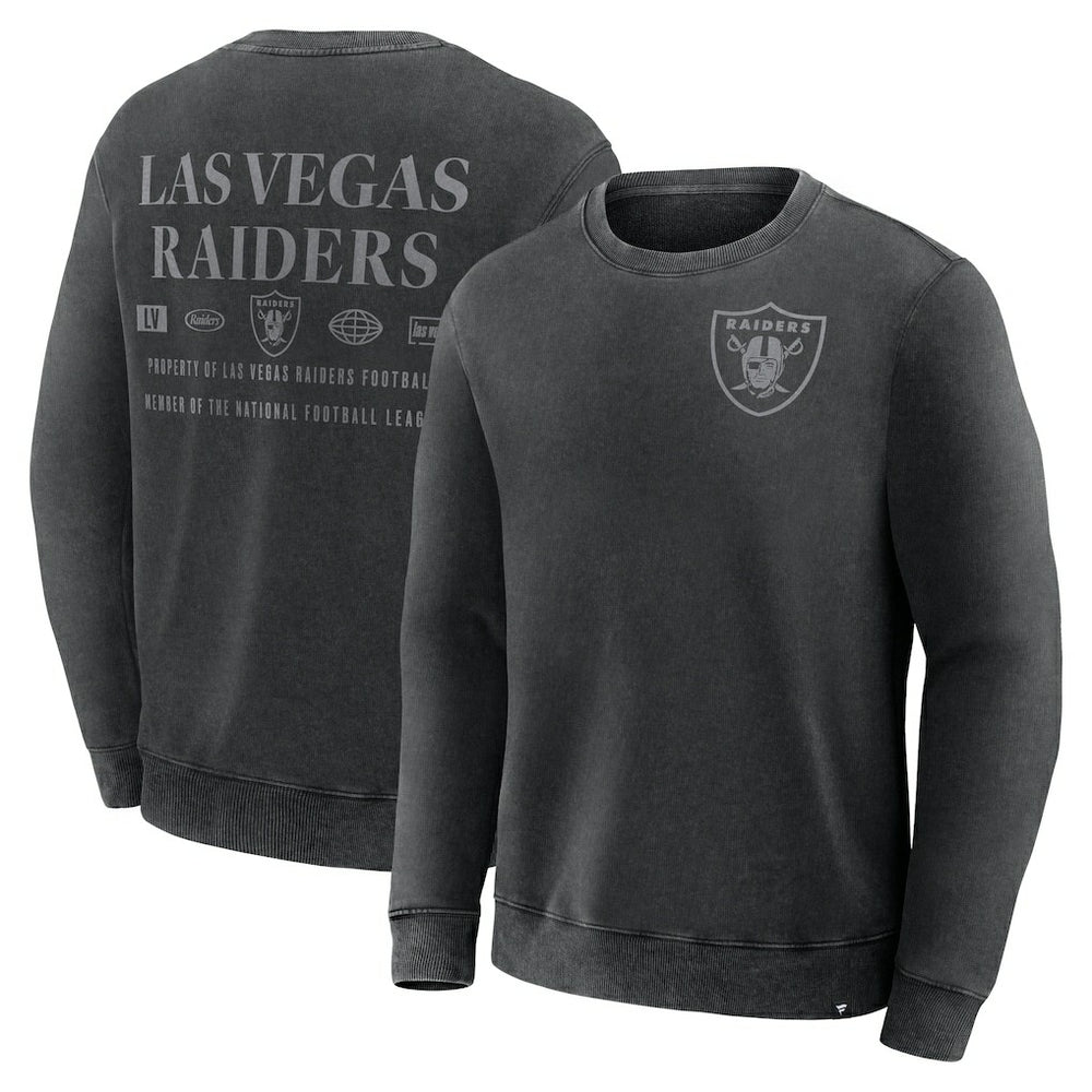 Las Vegas Raiders Fanatics Deep Route Pullover Sweatshirt