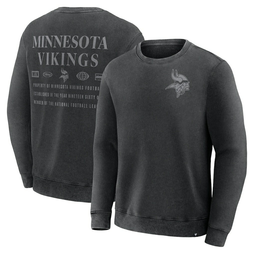 Minnesota Vikings Fanatics Deep Route Pullover Sweatshirt