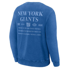 New York Giants Fanatics Deep Route Pullover Sweatshirt