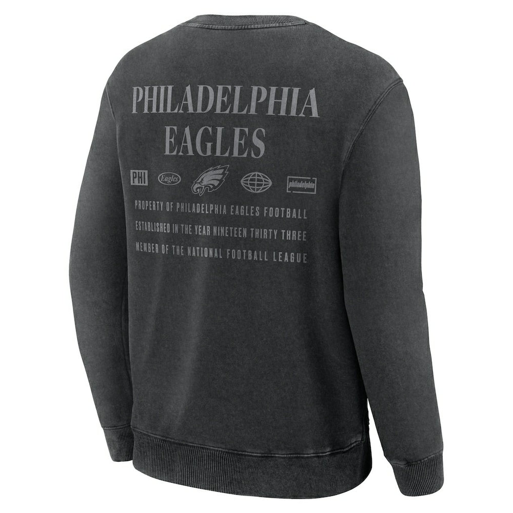 Philadelphia Eagles Fanatics Deep Route Pullover Sweatshirt