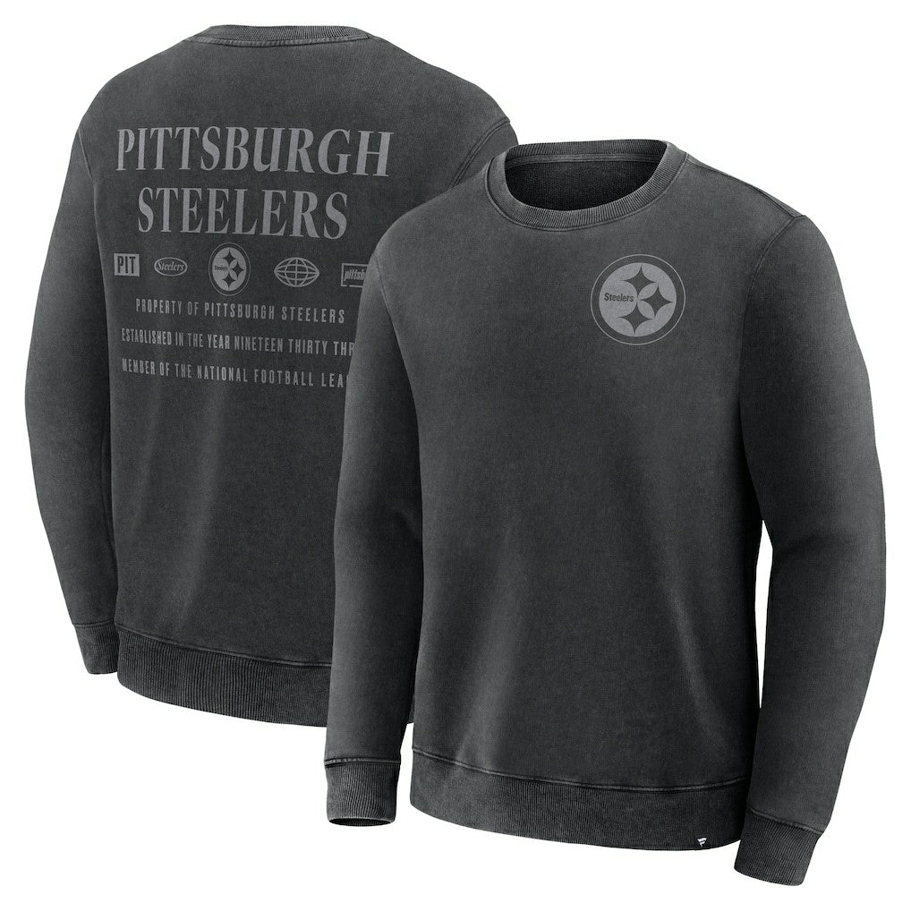 Pittsburgh Steelers Fanatics Deep Route Pullover Sweatshirt