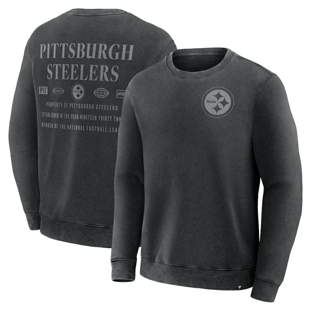 Pittsburgh Steelers Fanatics Deep Route Pullover Sweatshirt