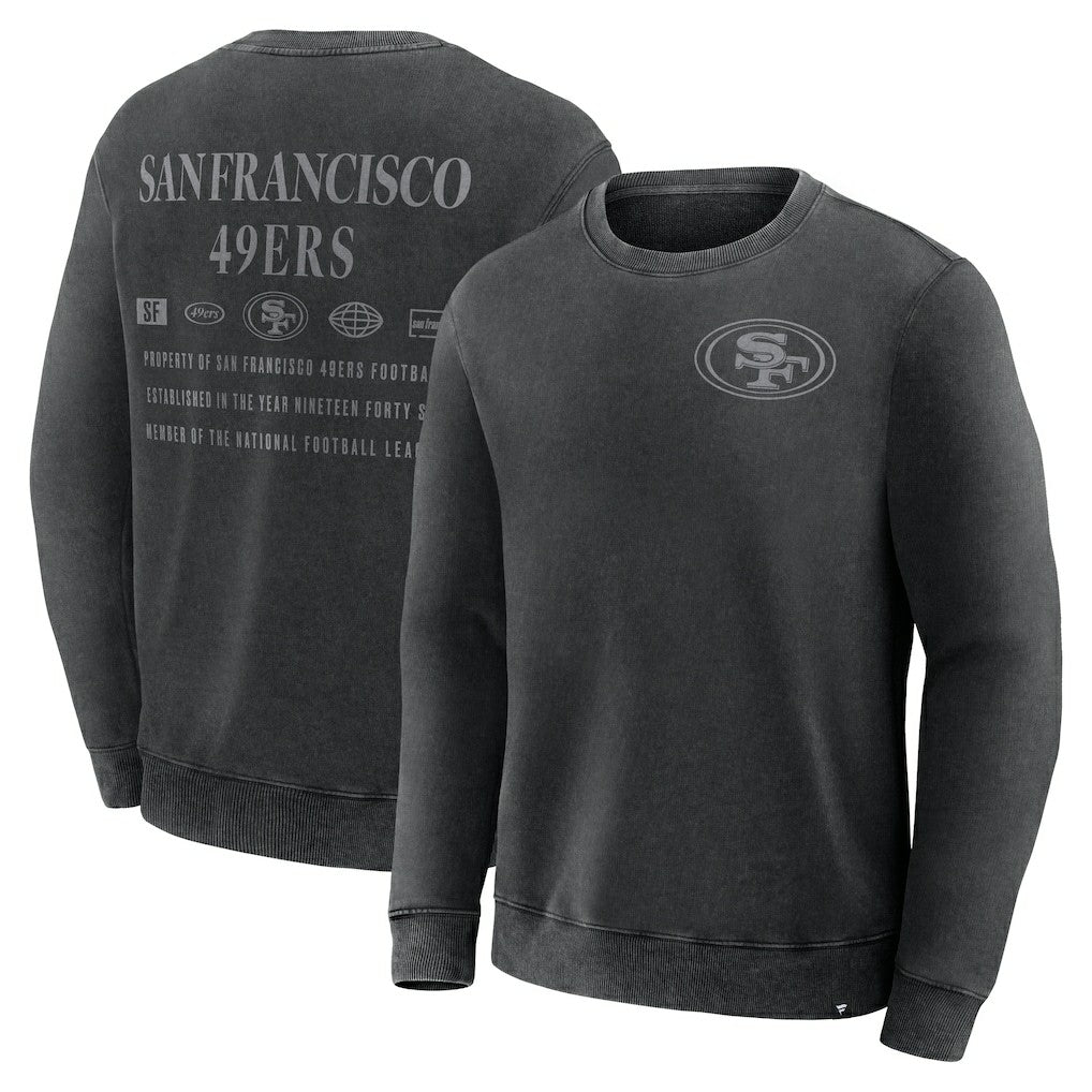 San Francisco 49ers Fanatics Deep Route Pullover Sweatshirt