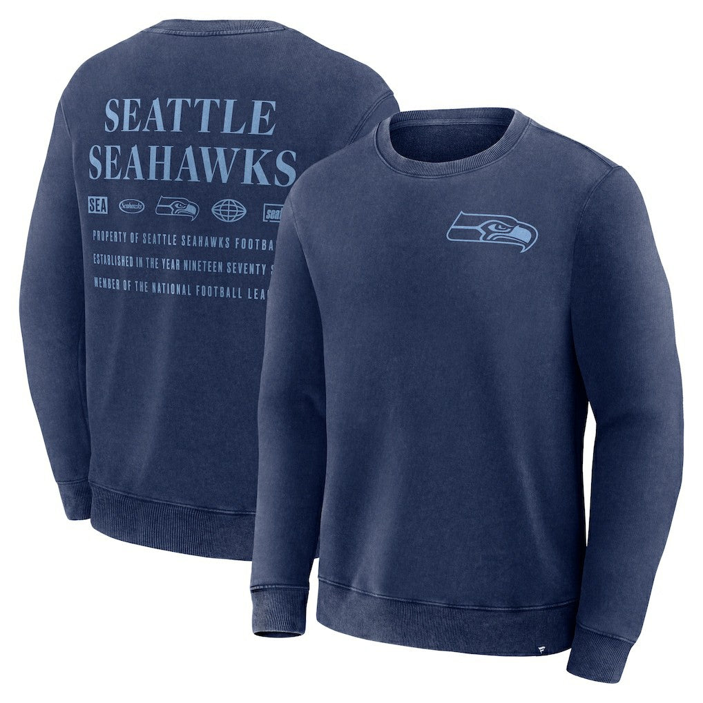 Seattle Seahawks Fanatics Deep Route Pullover Sweatshirt