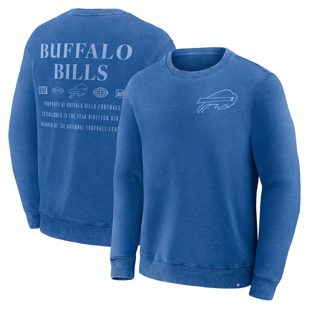 Buffalo Bills Fanatics Deep Route Pullover Sweatshirt