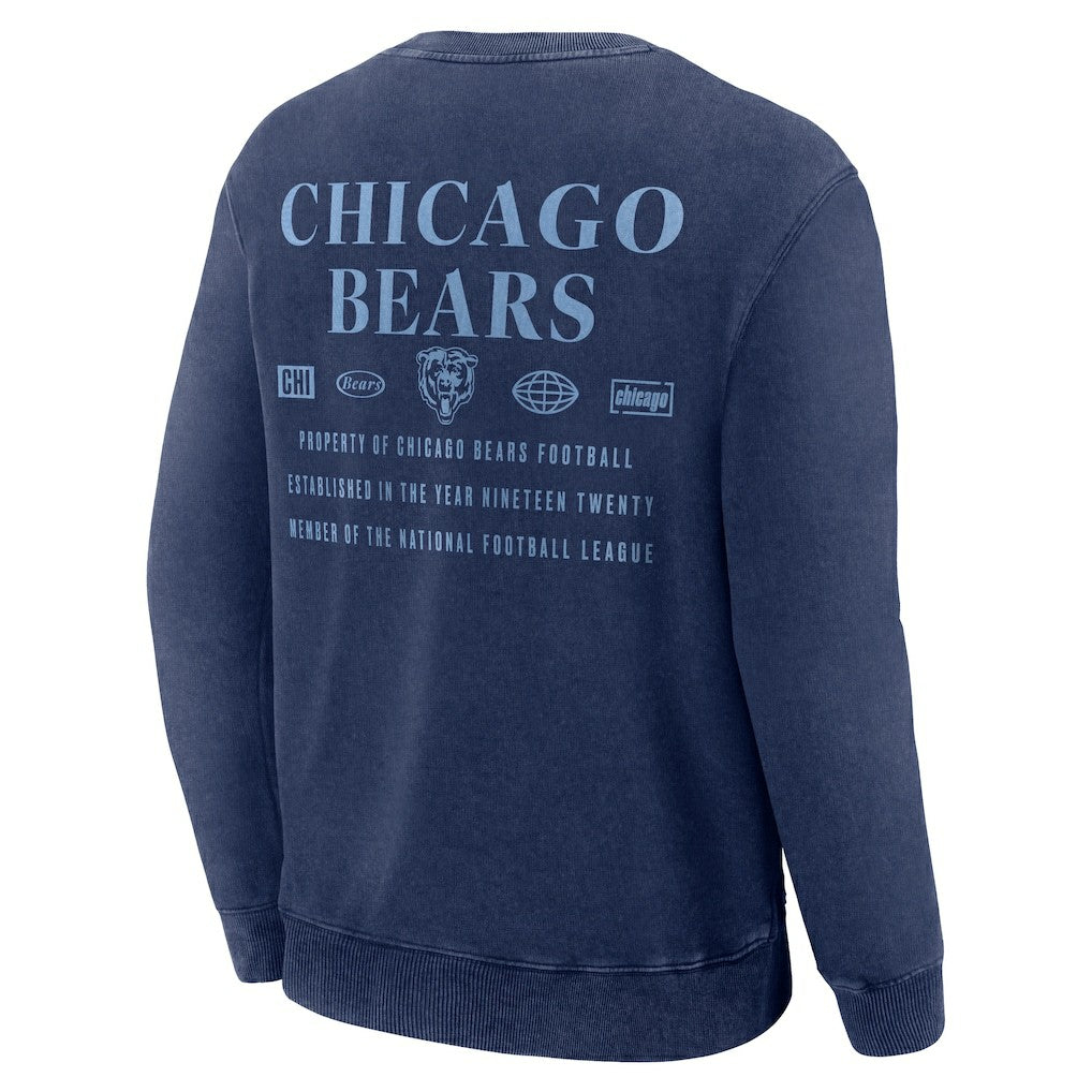 Chicago Bears Fanatics Deep Route Pullover Sweatshirt