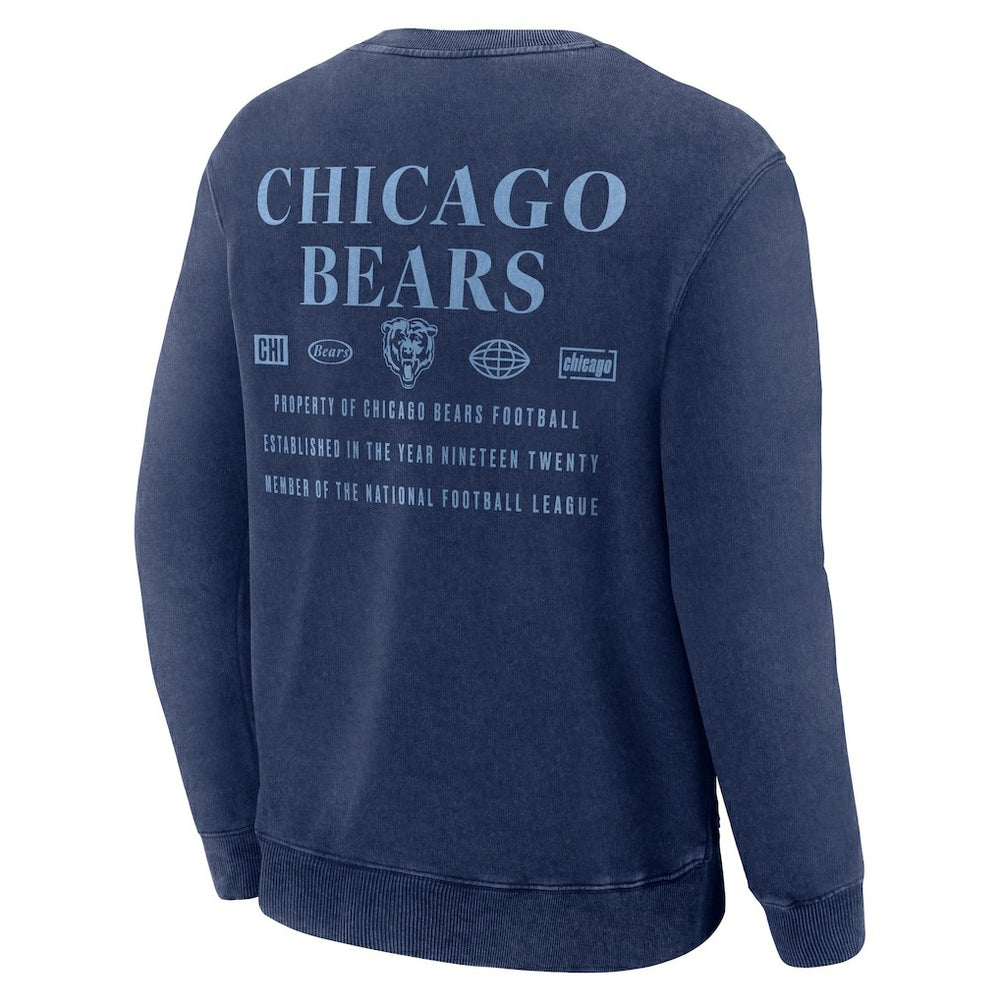 Chicago Bears Fanatics Deep Route Pullover Sweatshirt
