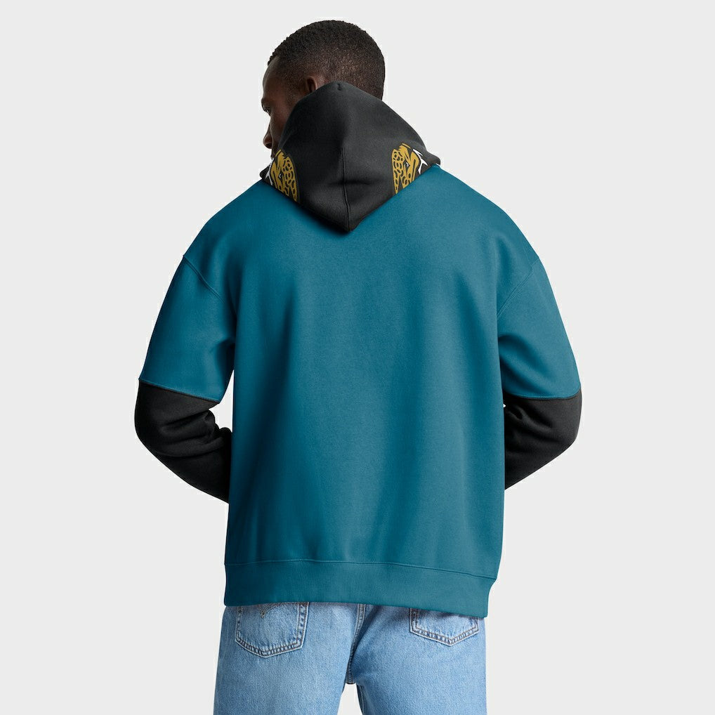 Jacksonville Jaguars Fanatics Helmet Retro Pullover Hoodie