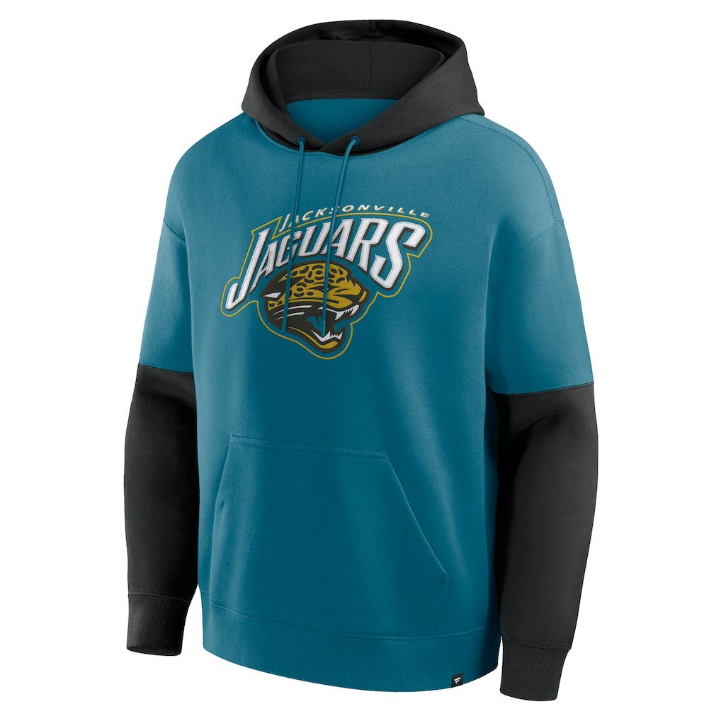 Jacksonville Jaguars Fanatics Helmet Retro Pullover Hoodie