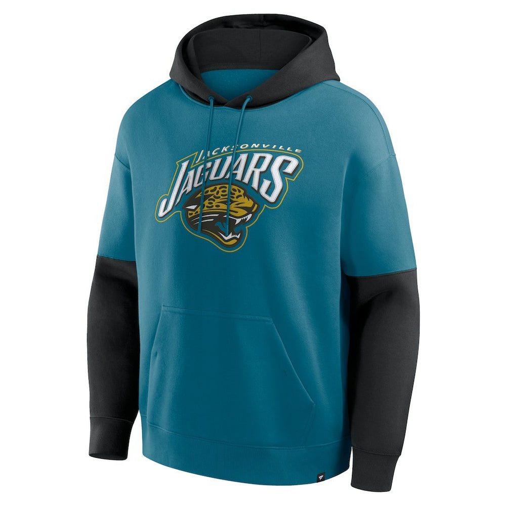 Jacksonville Jaguars Fanatics Helmet Retro Pullover Hoodie