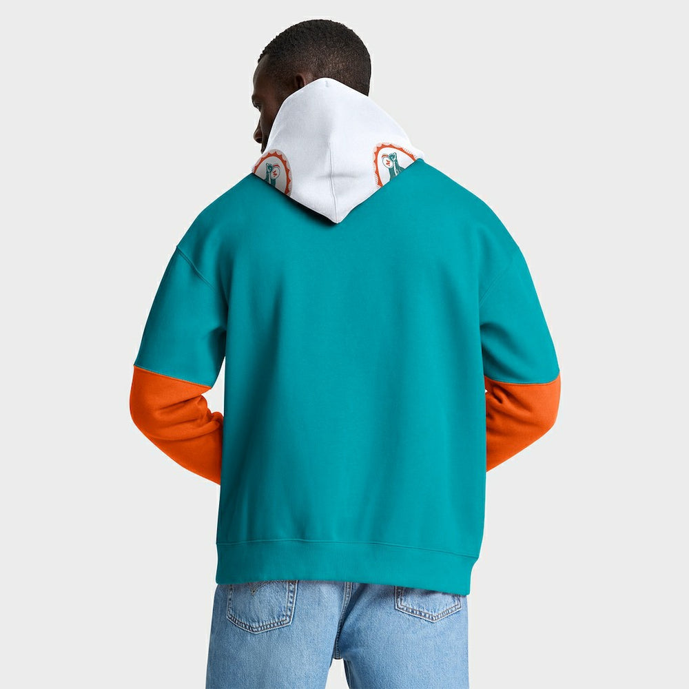 Miami Dolphins Fanatics Helmet Retro Pullover Hoodie