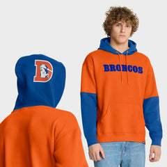 Denver Broncos Fanatics Helmet Retro Pullover Hoodie