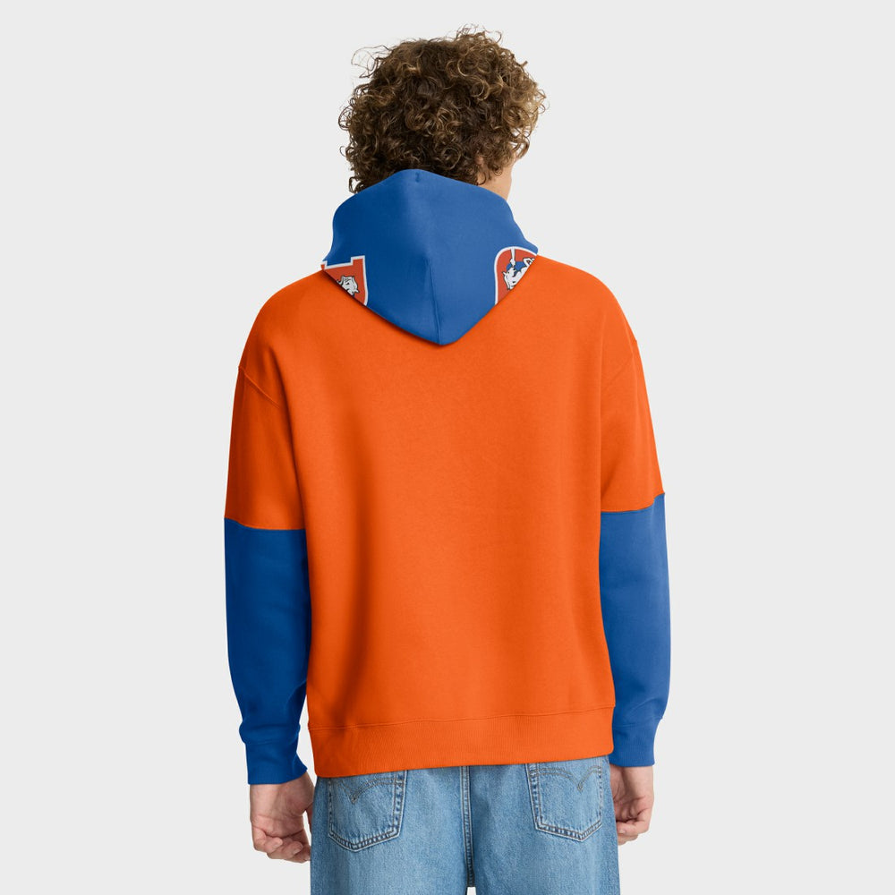 Denver Broncos Fanatics Helmet Retro Pullover Hoodie
