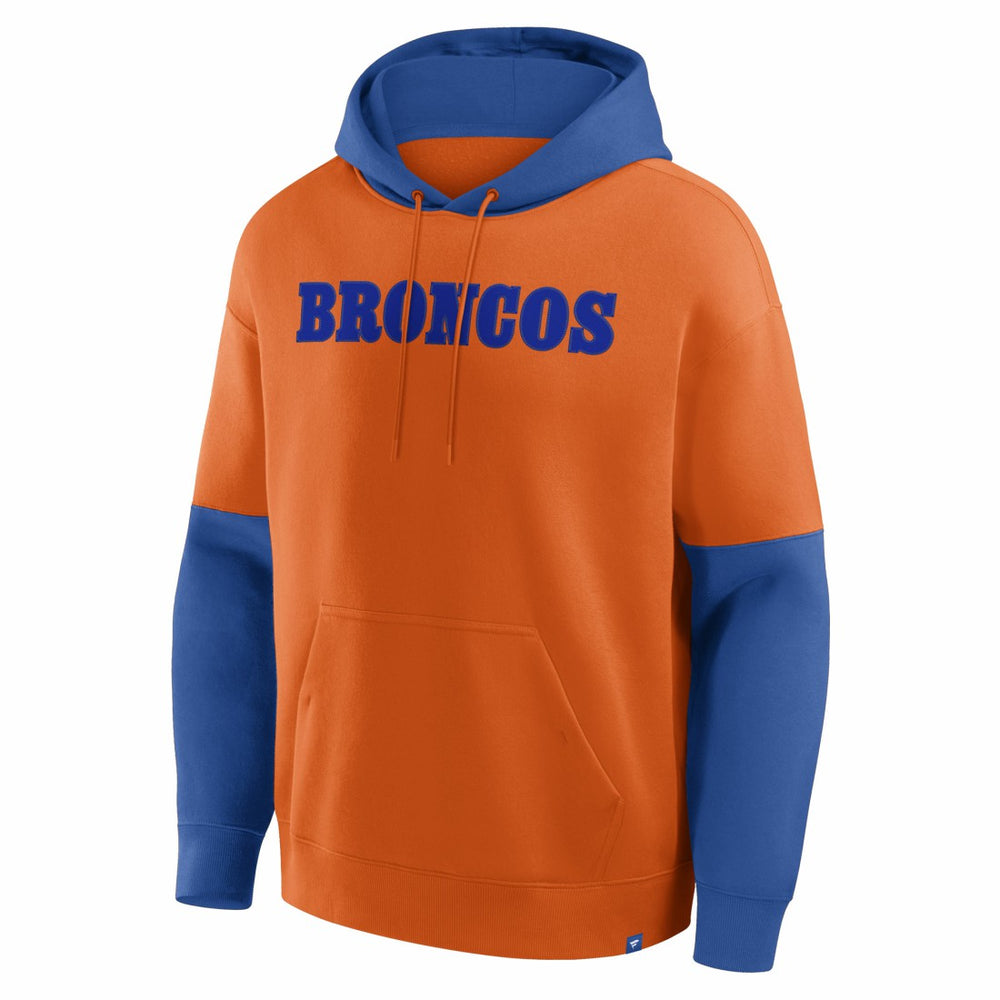 Denver Broncos Fanatics Helmet Retro Pullover Hoodie