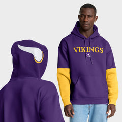 Minnesota Vikings Fanatics Helmet Retro Pullover Hoodie