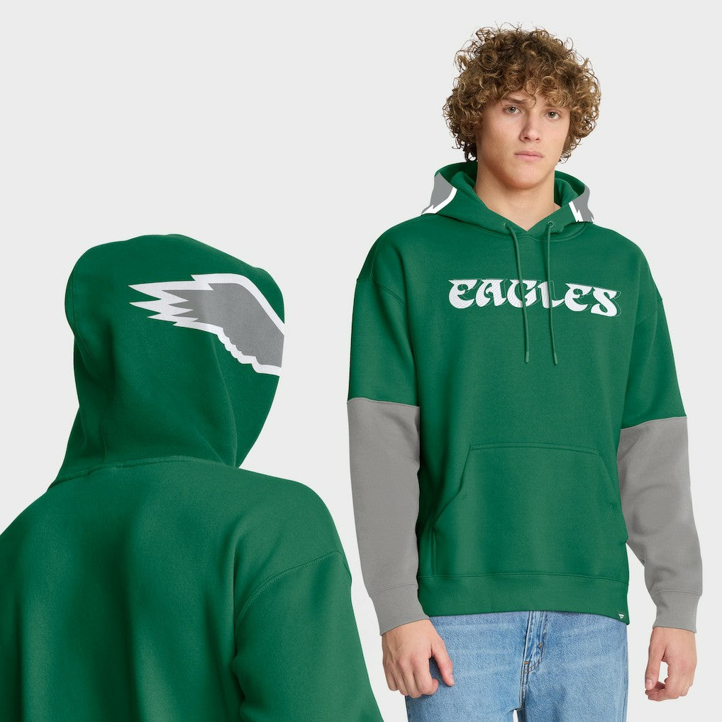Philadelphia Eagles Fanatics Helmet Retro Pullover Hoodie