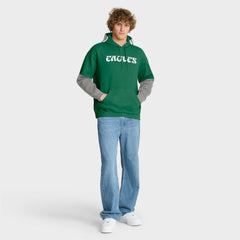 Philadelphia Eagles Fanatics Helmet Retro Pullover Hoodie