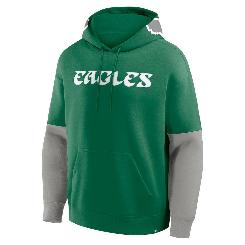 Philadelphia Eagles Fanatics Helmet Retro Pullover Hoodie