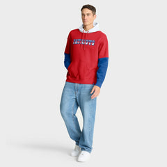 New England Patriots Fanatics Helmet Retro Pullover Hoodie
