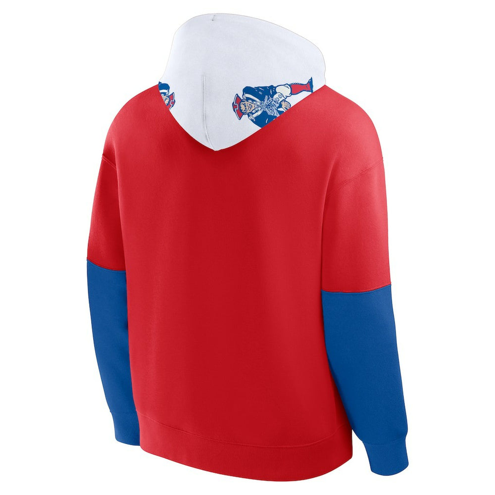 New England Patriots Fanatics Helmet Retro Pullover Hoodie
