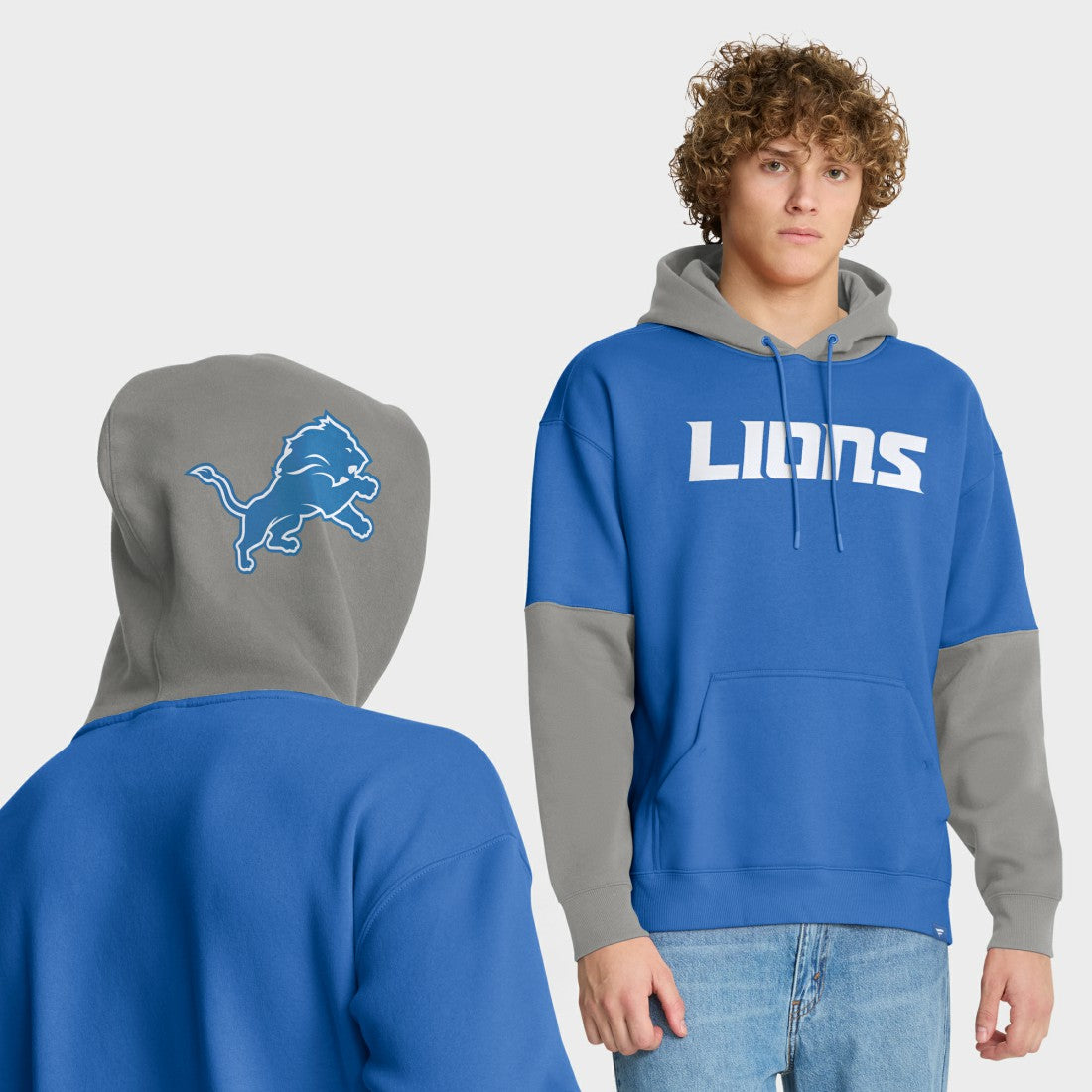Detroit Lions Fanatics Helmet Pullover Hoodie