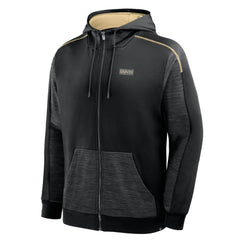 New Orleans Saints Fanatics Checkdown Pass Full-Zip Hoodie