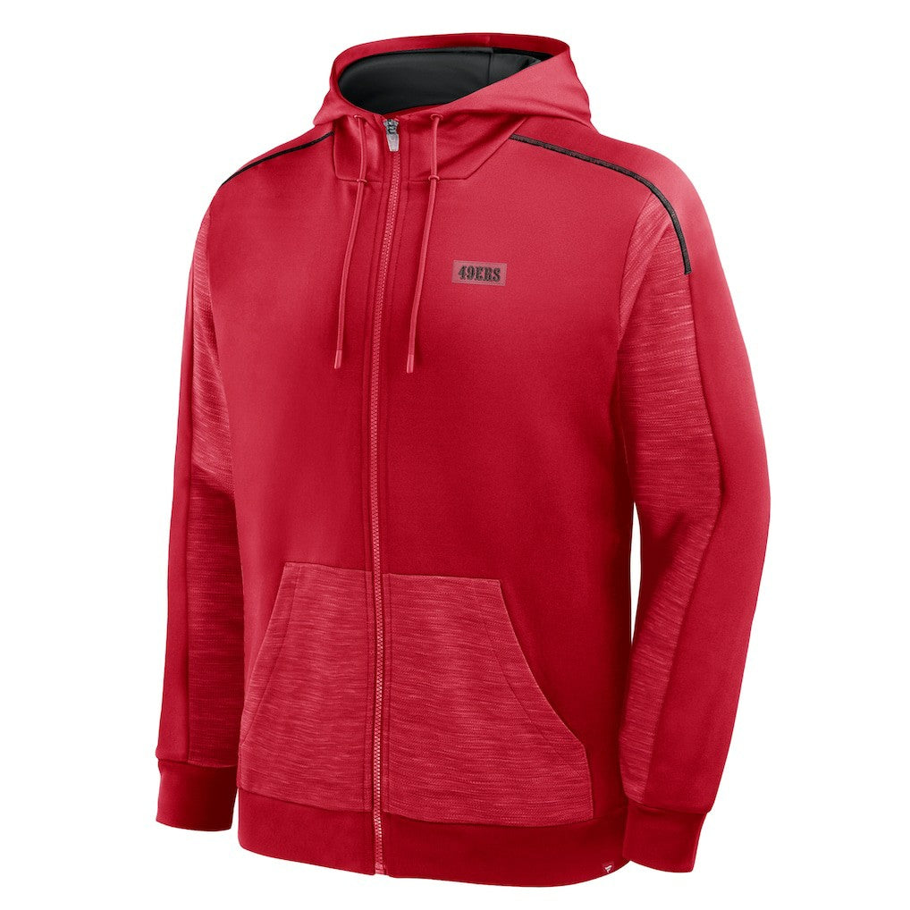 San Francisco 49ers Fanatics Checkdown Pass Full-Zip Hoodie