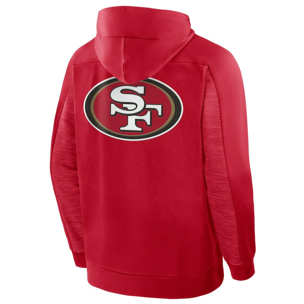 San Francisco 49ers Fanatics Checkdown Pass Full-Zip Hoodie