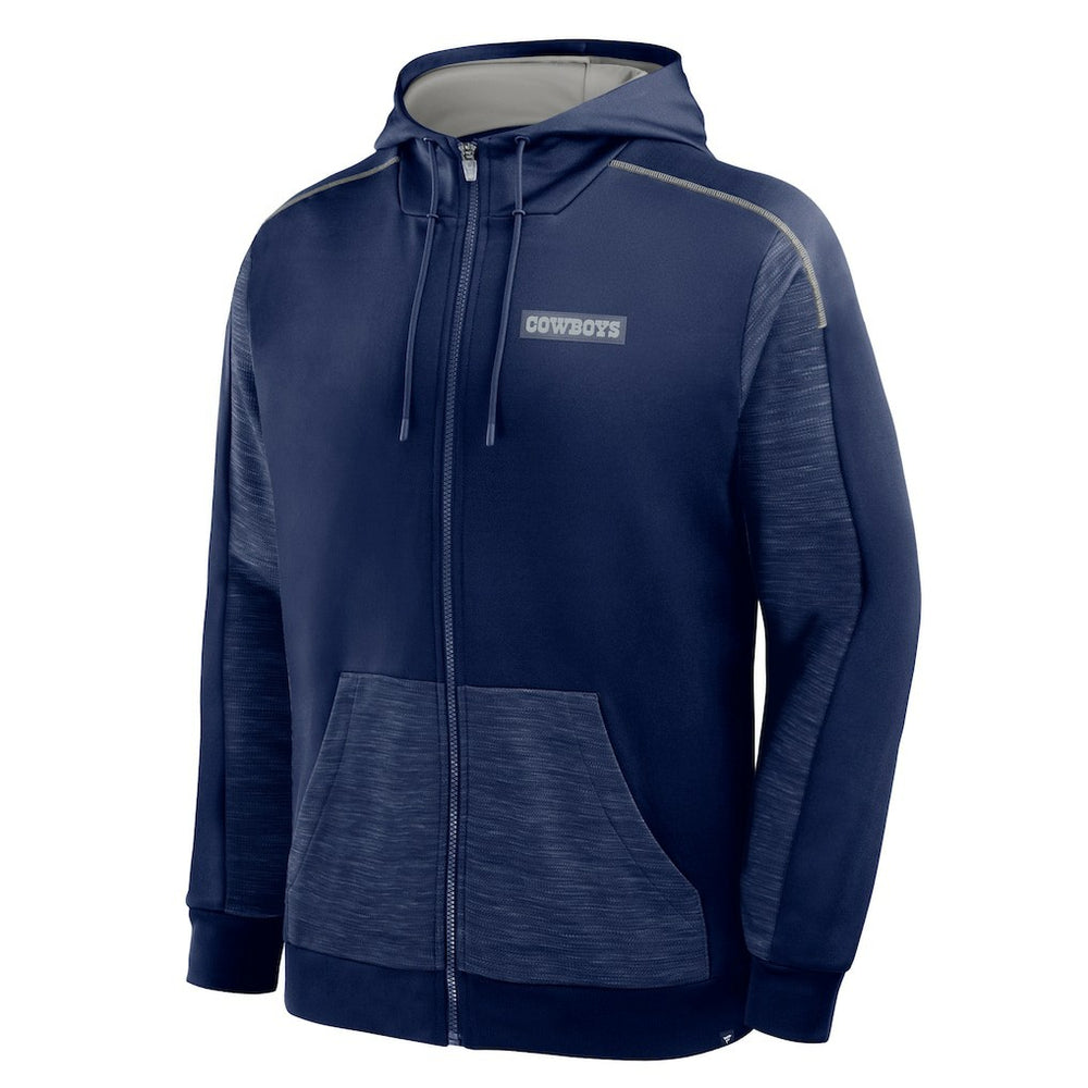 Dallas Cowboys Fanatics Checkdown Pass Full-Zip Hoodie