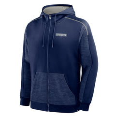 Dallas Cowboys Fanatics Checkdown Pass Full-Zip Hoodie