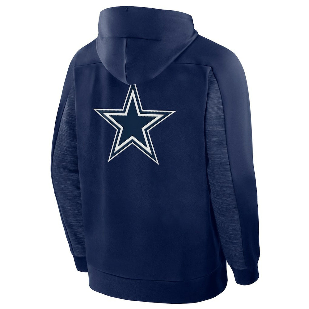 Dallas Cowboys Fanatics Checkdown Pass Full-Zip Hoodie