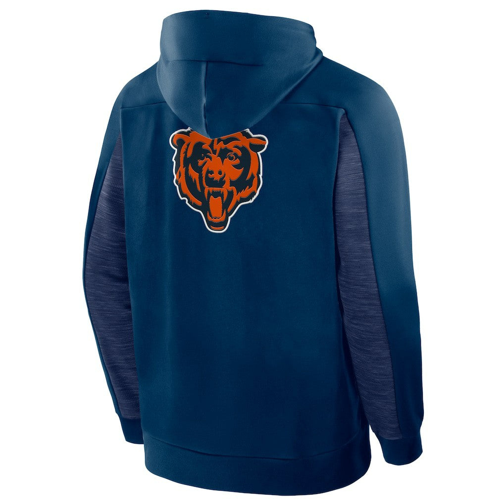 Chicago Bears Fanatics Checkdown Pass Full-Zip Hoodie