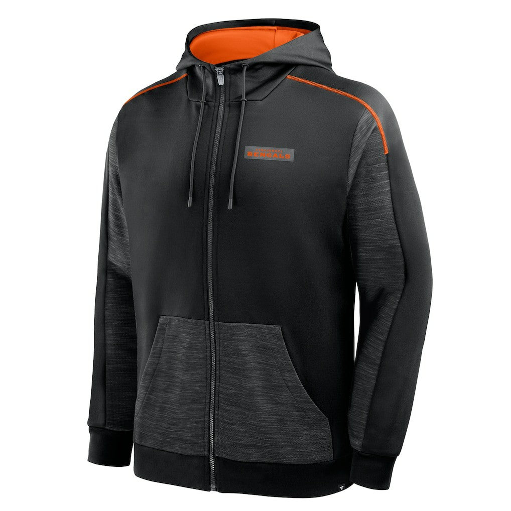 Cincinnati Bengals Fanatics Checkdown Pass Full-Zip Hoodie