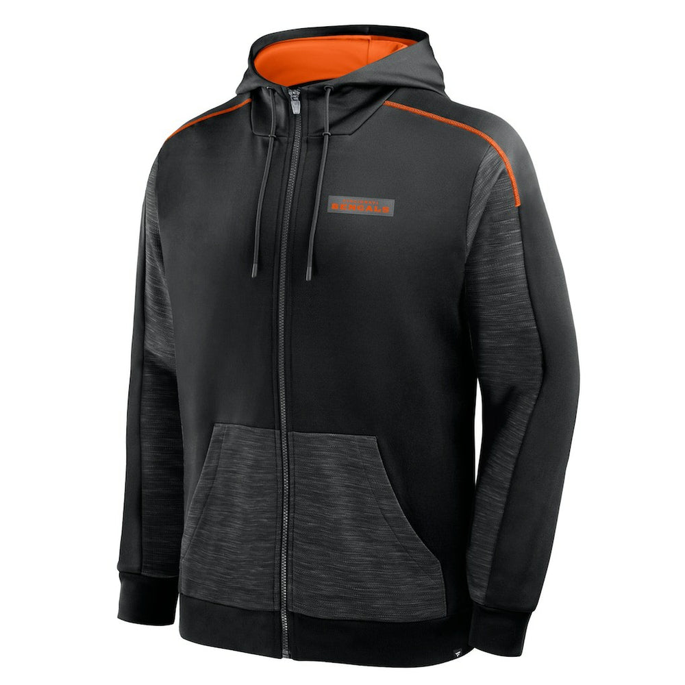 Cincinnati Bengals Fanatics Checkdown Pass Full-Zip Hoodie