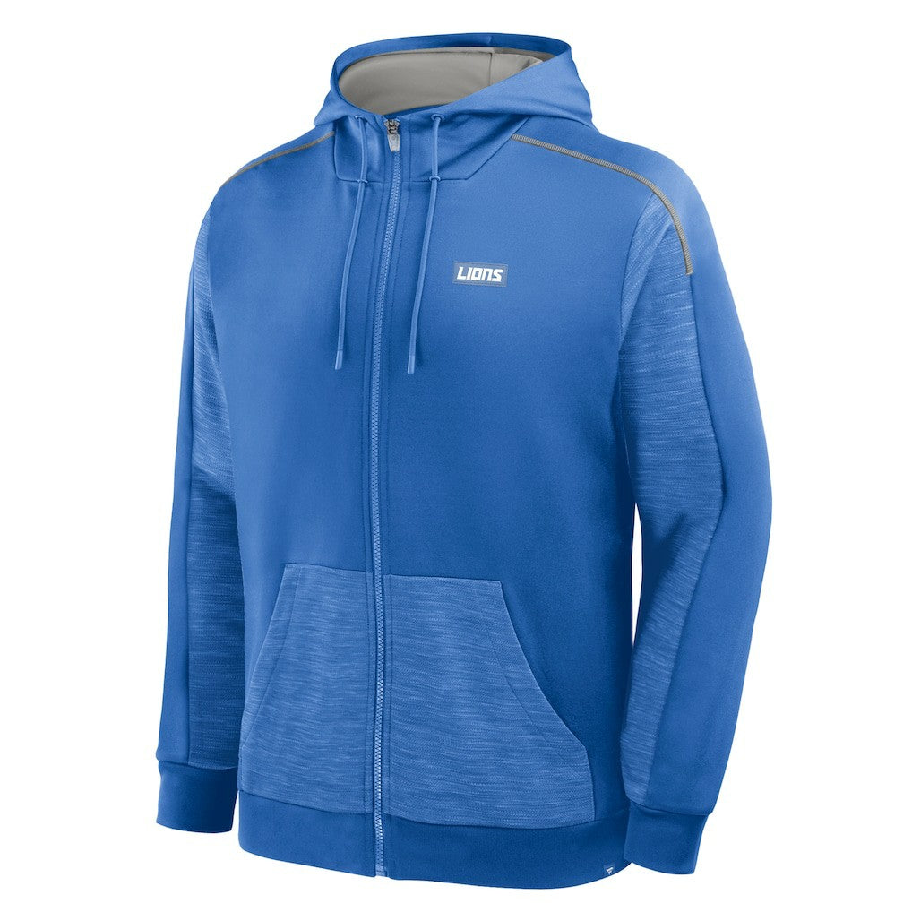 Detroit Lions Fanatics Checkdown Pass Full-Zip Hoodie