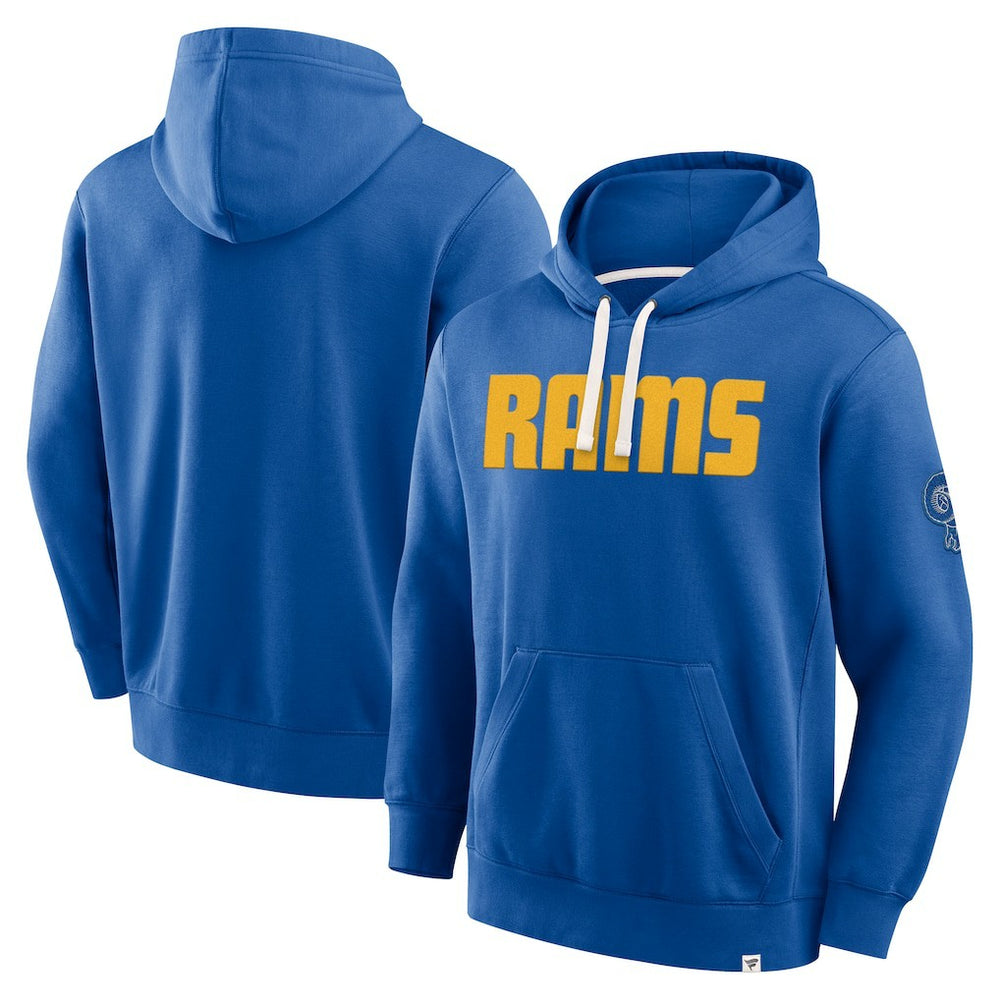 Los Angeles Rams Fanatics New Horizons Heritage Pullover Hoodie