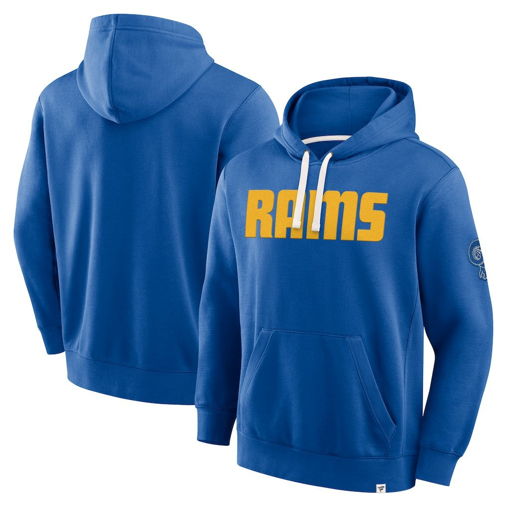 Los Angeles Rams Fanatics New Horizons Heritage Pullover Hoodie
